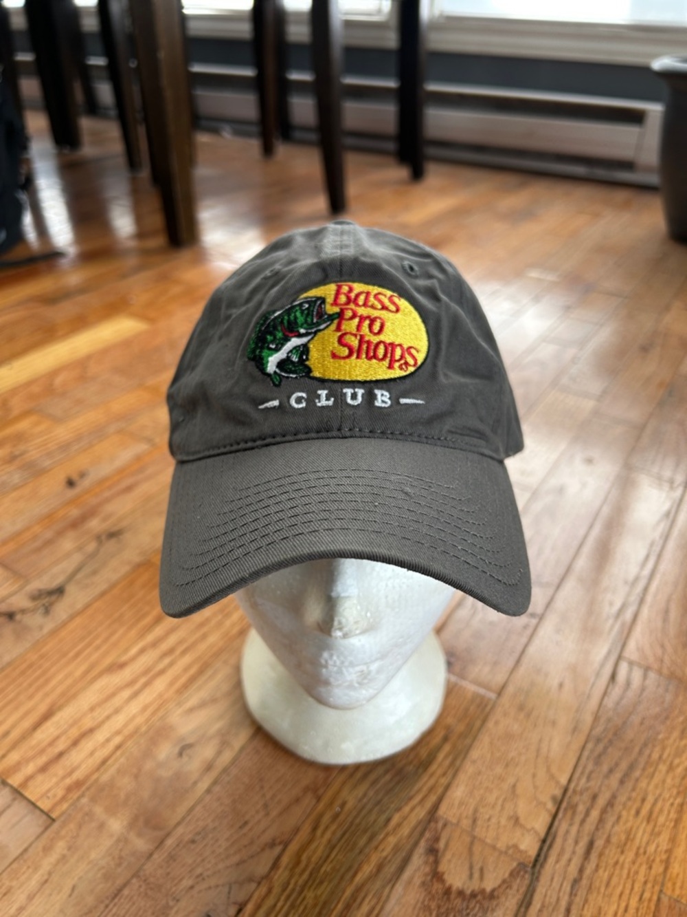 Bass Pro Shops Olive Green Club Embroidered Baseball Cap